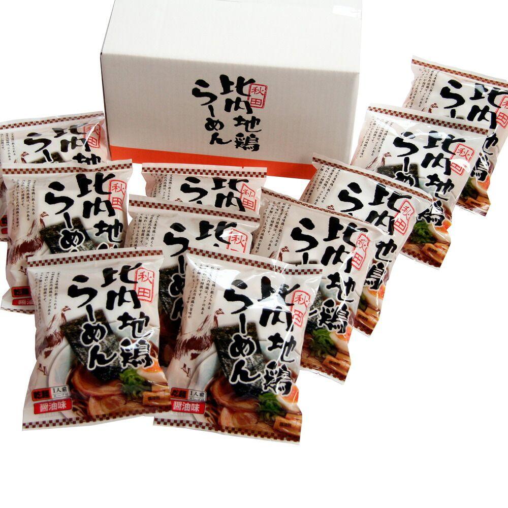 Used Soft and flavorful Akita Hinai chicken ramen with soy sauce flavor, 10 servings of dried noodles
