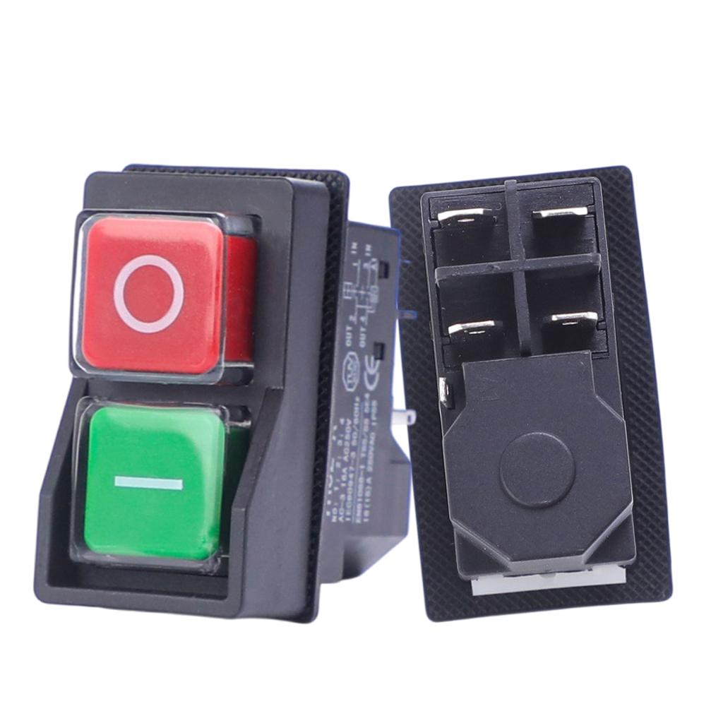 4/5Pin Electromagnetic Push Button Switches Starter Machine Tool Equipment Waterproof Switches Starter Safety Switches