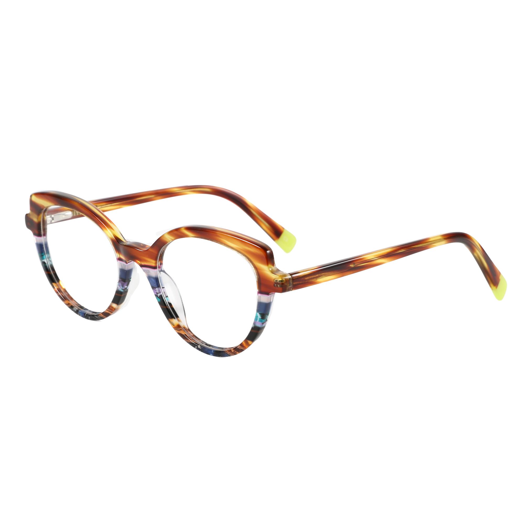 

Стильные очки «кошачий глаз» BLUEMOKY по рецепту для женщин, ацетатные фотохромные оптические очки для защиты от синего света, прогрессивные Single Version&1.56&None