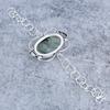 Prehnite Gemstone Handmade 925 Sterling Silver Bracelet 7-8" M-2711