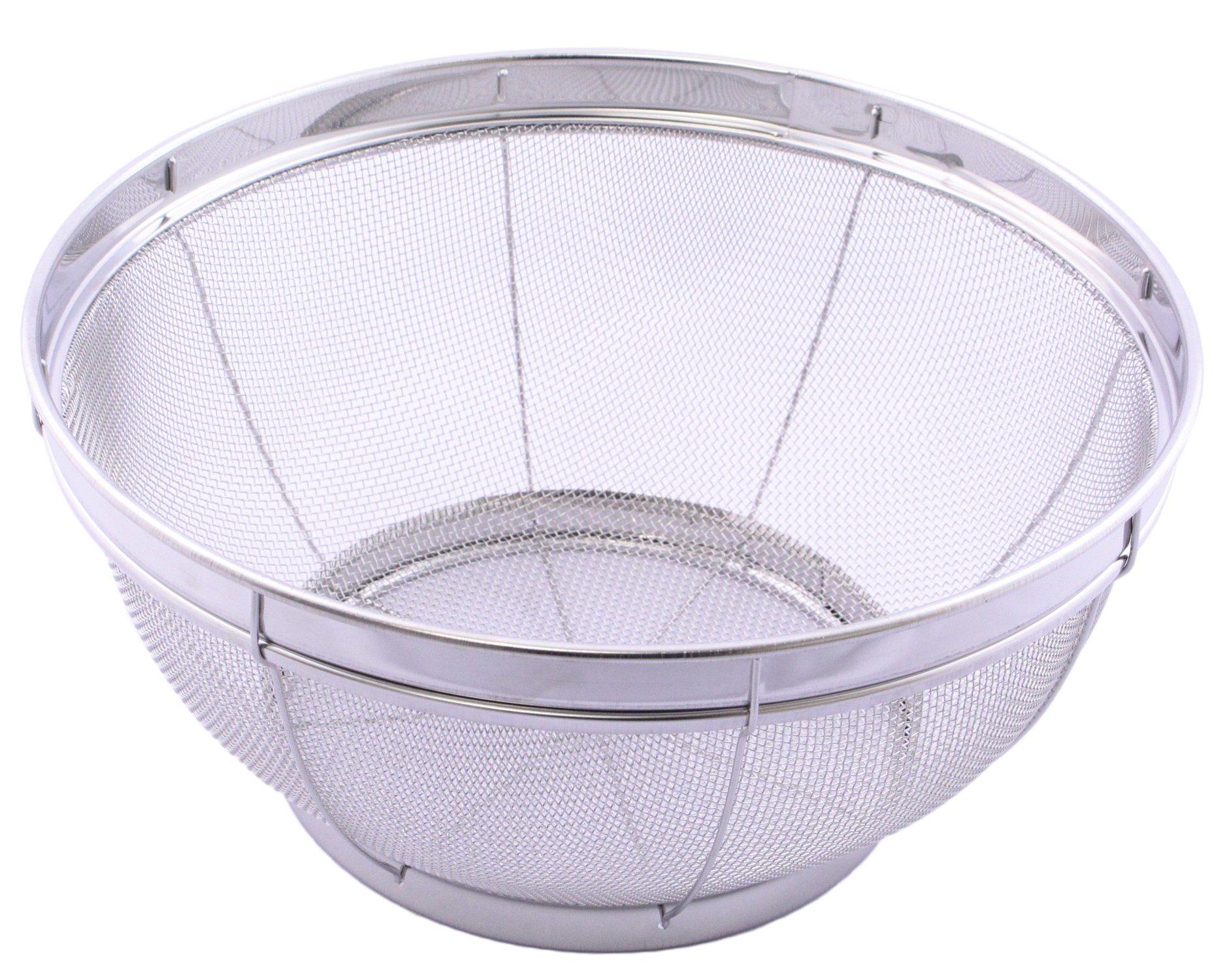 

Inoue Wire Mesh Industry Diamond Stainless Made in Japan Strainer, 33cm, 18-8 Steel,