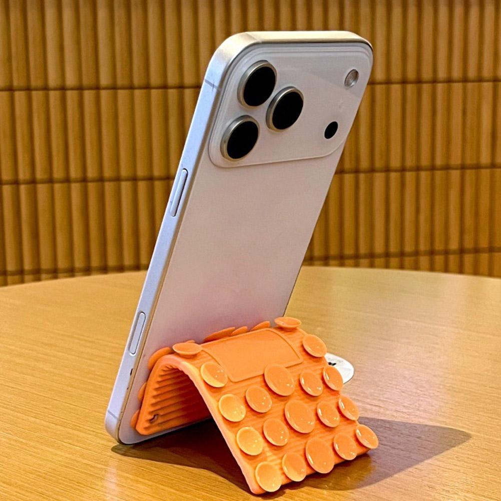 Flexibler Saugnapf-Handyhalter Silikon Faltbarer Mehrwinkel-Handy-Ständer Halterung Freihändige Universelle Handy-Halterung