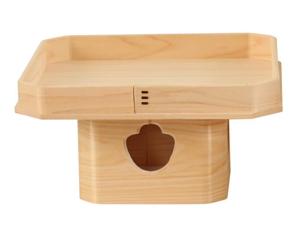 Namukuma-chan Kobo Toyama Sanpo, 1 shaku (30cm wide x 16cm high), Toyama Sanpo, Made of Japanese Hinoki (Cypress), Made in Japan, for Shinto altars,