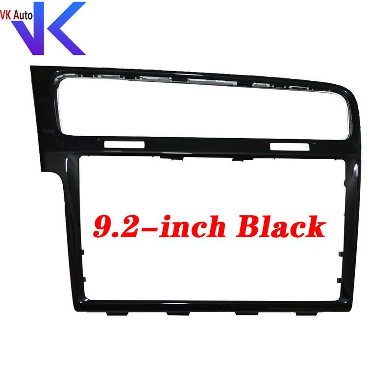 Piano color black For Golf Mk7 Trim 8 "Inch & 9" Inch Screen Bezel For Golf 7 CD Radio Plates Decorative Frame Panel