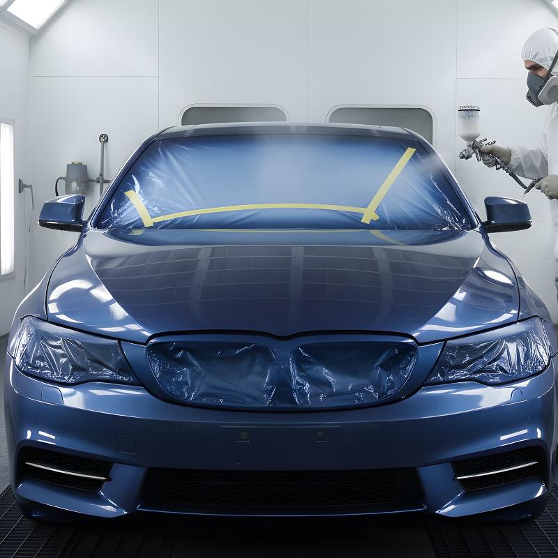 Araba Boyama Koruyucu Film Otomatik Boyama Kalkanlama Filmi Plastik Kumaş Artık Boya Tozu Plastik Kalkanlama Kumaşı Çıkartmaları