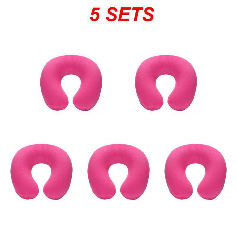 U-shaped Neck Pillow Inflatable Fatigue Relief Travel Pillow Flight Headrest Sleep U-shaped Cushion For Plane