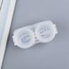 Portable Contact Lens Box Lightweight Plastic Lens Holder Kit with Tweezers Remover Tool  for Daily Outdoor Travelling