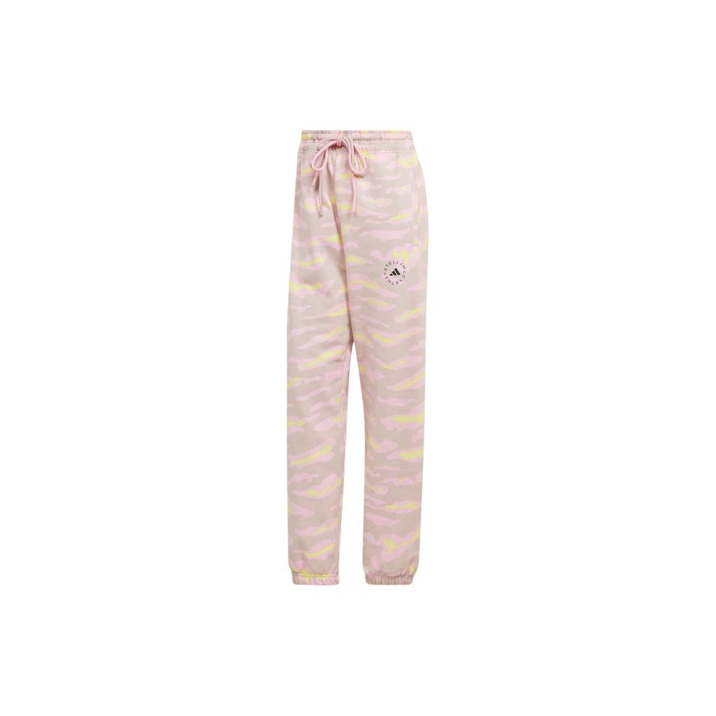 Adidas X Stella McCartney Printed Sweat Pants Women Bottoms Pink IN3629