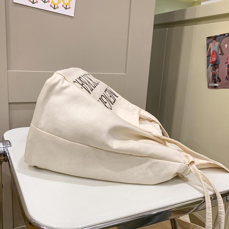 Джинсовая сумка женская сумка через плечо с завязками большая вместительная сумка-тоут — фото 16