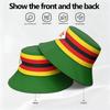 Cappelli da Pescatore Zimbabwe Fatti su Misura Nome Logo Squadra Cappello a Secchiello Viaggio Paese Zwe Bandiere Zimbabwe Zimbabwe Copricapo