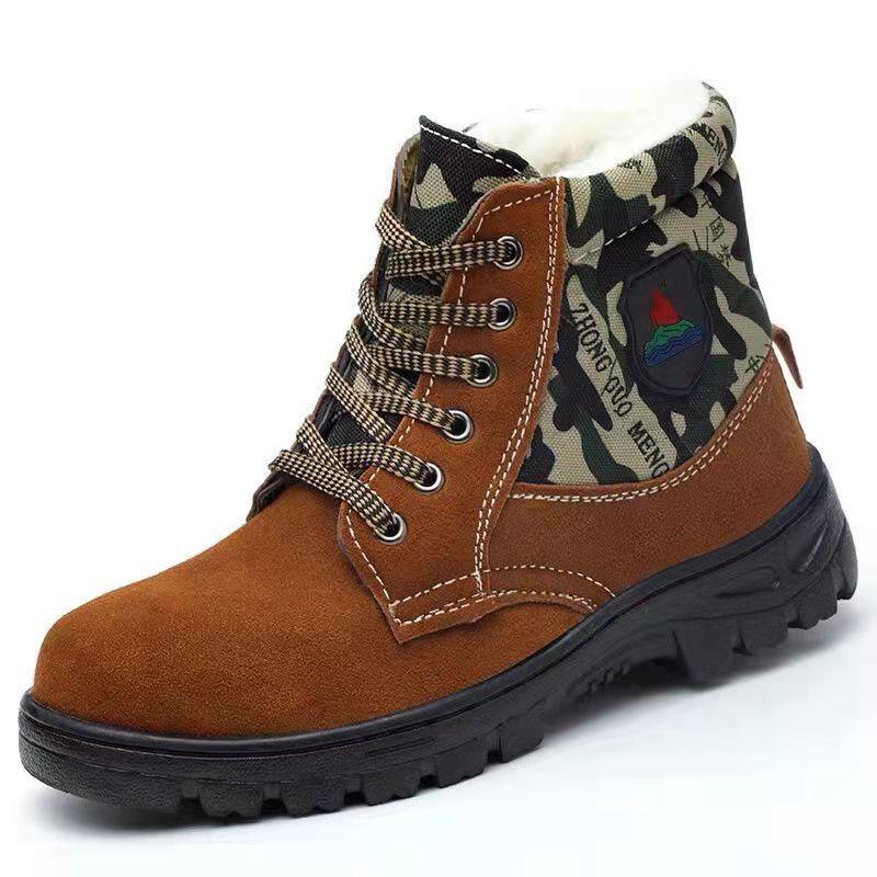 

Унисекс Зимние Рабочие Ботинки со Стальным Подноском - Защита от Ударов, Защита от Проколов, Легкие, Защита от Запаха, Плюс Вельветовая Хлопковая Подкладка для Сварщиков.