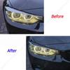 1 Pair Car Gloss Black Headlights Eyebrow Eyelids Trim For BMW 4 Series F32 F33 F36 M4 420d 420i 425d 430i 435i 440i 2013-2021