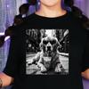 Golden Retriever trinkt Eiskaffee Hundeliebhaber Kunst T-Shirt