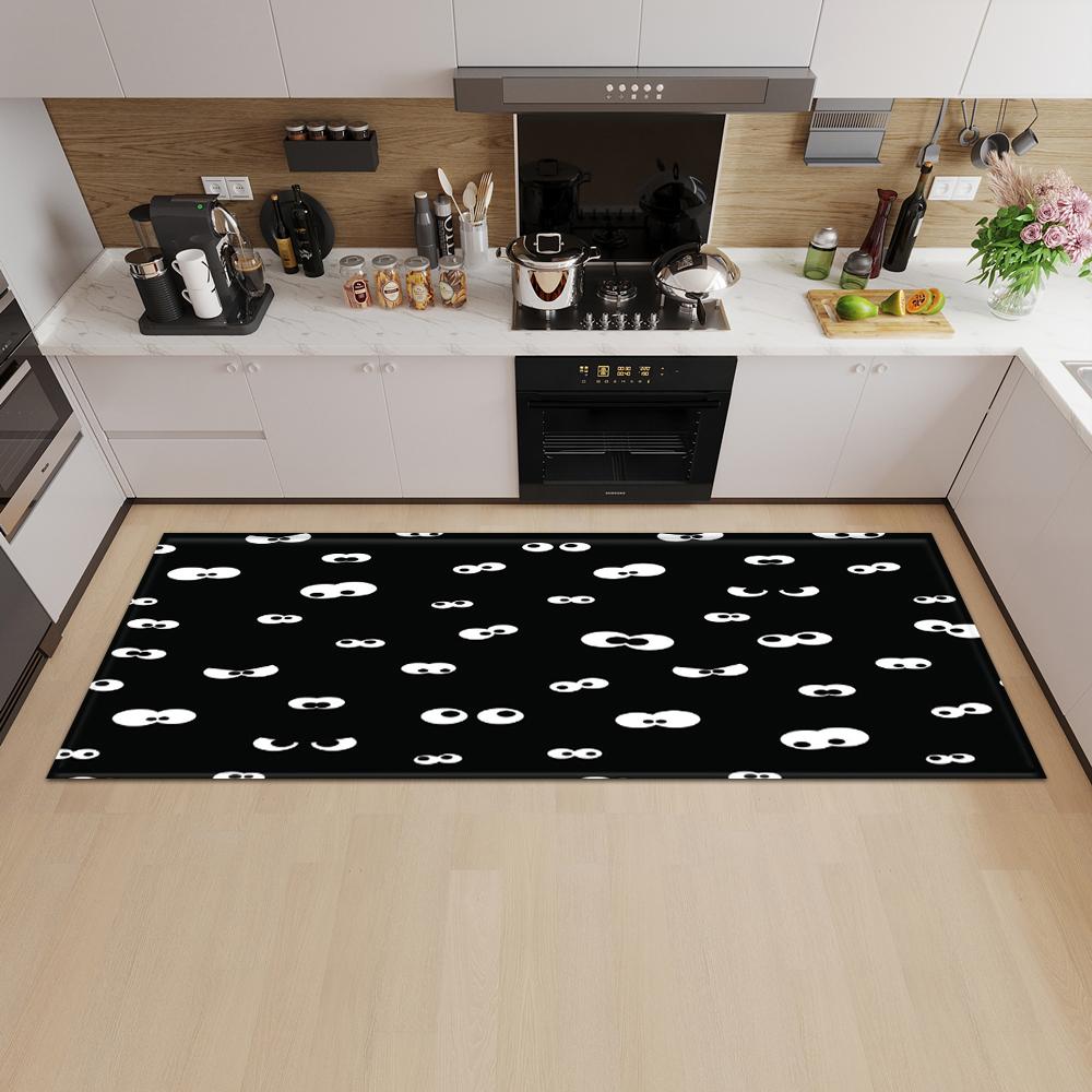 Kitchen mat entrance door mat bedroom long carpet home bathroom non-slip floor living room carpet