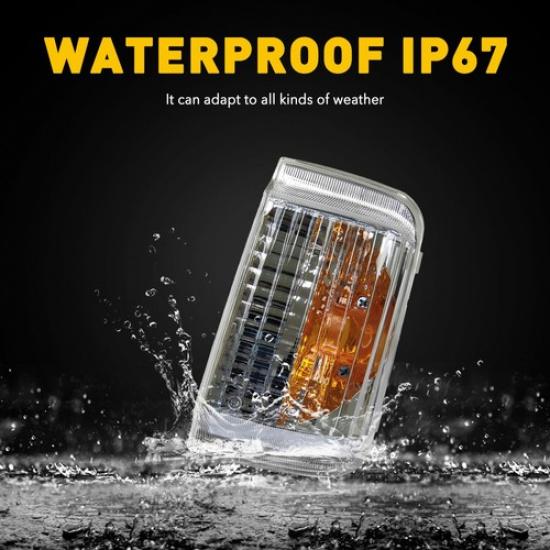 LH+RH SIDE MIRROR TURN SIGNAL LIGHT For 2014- PROMASTER RAM 1500 2500 3500