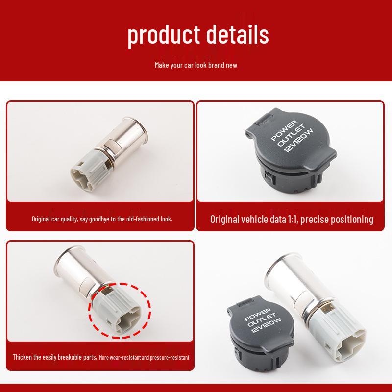 Power Socket Charger for Geely Vision X3 S1 Binyue Boyue