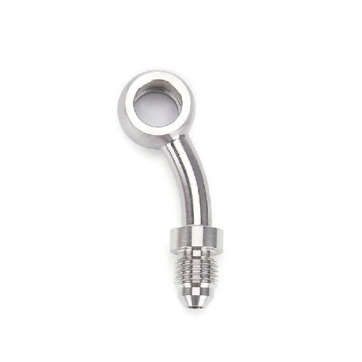 AN3 Motorcycle Brake Line Stainless Steel Braided Hose Banjo Fitting Soft Tube Connection Brake Cable Oil Hose Racing Part
