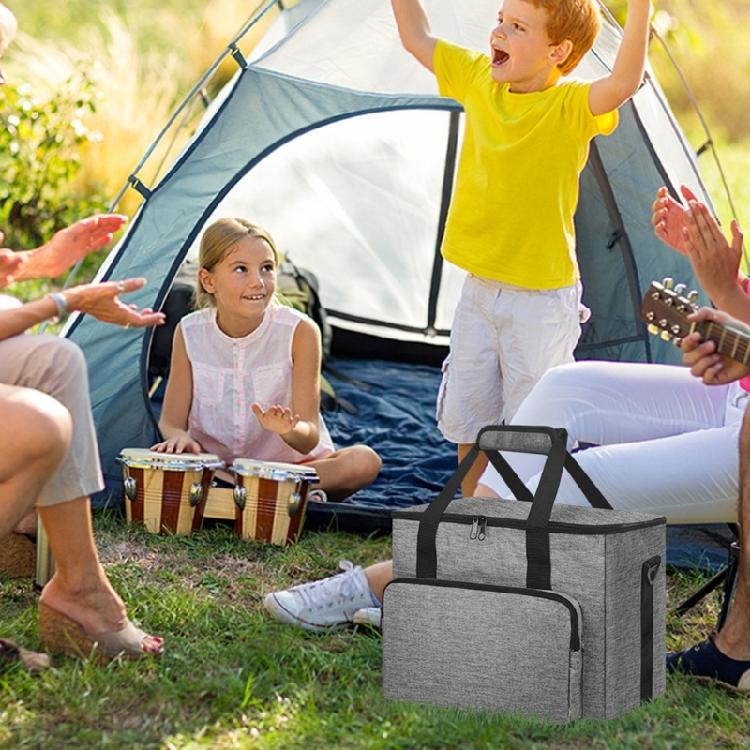 Outdoor Power Station Protective Storage Bag With Double Zipper Pocket Water Resistant Design For Solar Generator
