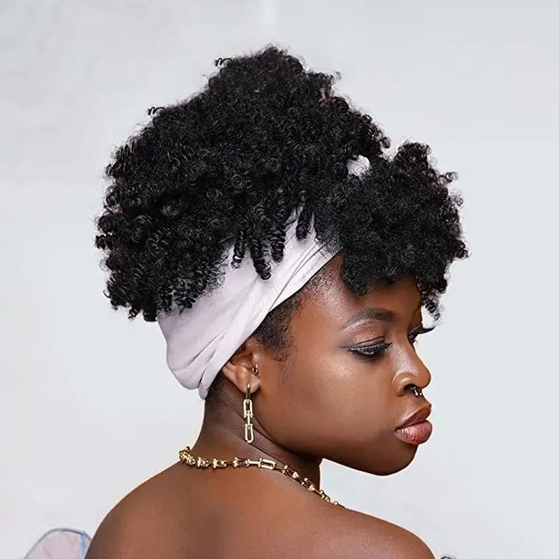 1Pc Women Headwear Cloth Stretch Headwrap Wide Turban Elastic Headpiece Hair Bands