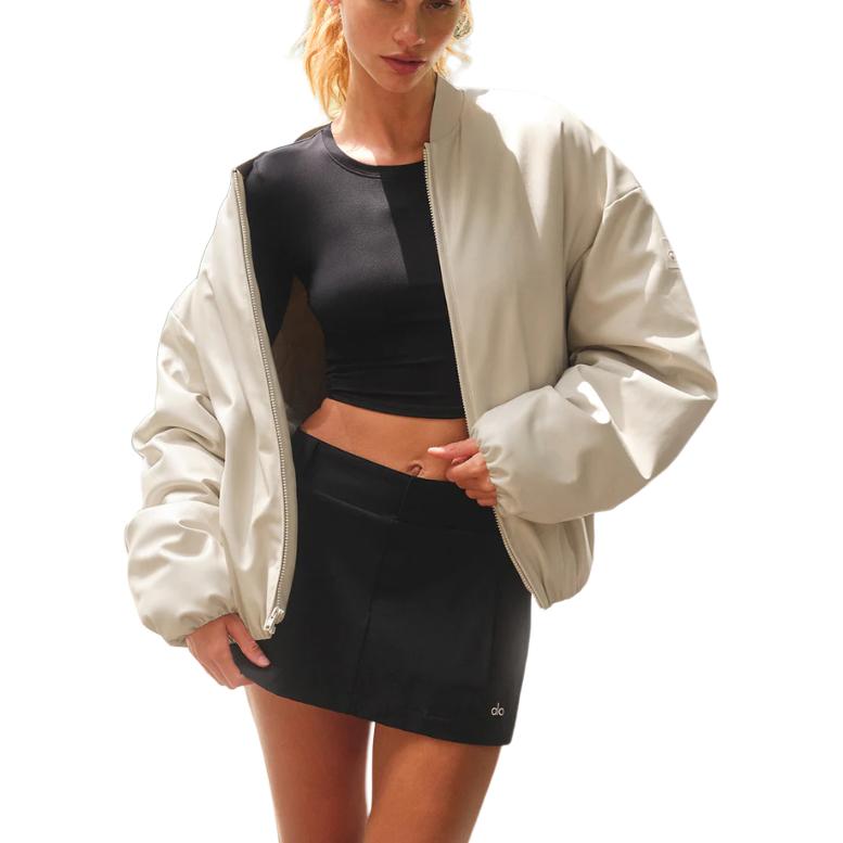 Alo Yoga Jackets Unisex Baseball Collar Moderate Pilot U4049R