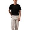 Calvin Klein Jeans Fashion Casual Round Neck Breathable Pure Cotton Simple Printed Short Sleeve T-Shirt Men Tops Black J320573-BEH