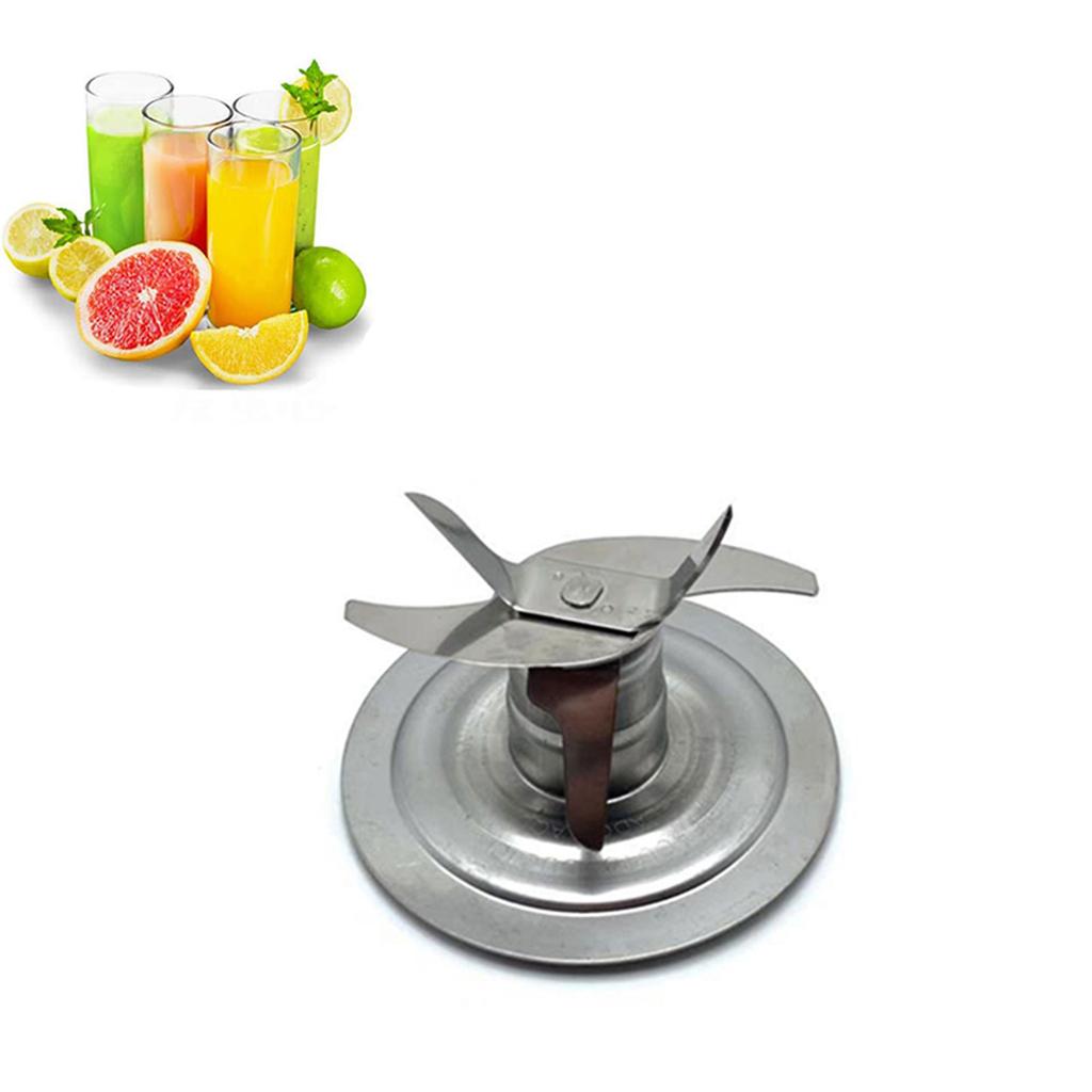 Stainless Steel Mixer Attachment Ice Crushing Blade Blender Blade Juicer Blade with Sealing Gasket for 1200W Juicer