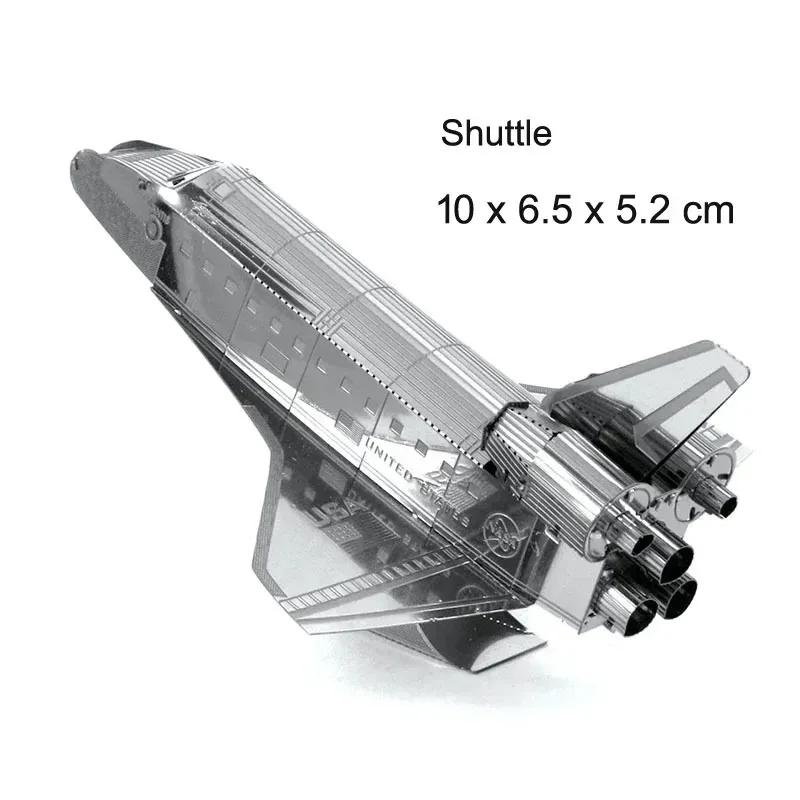 3D Metal Puzzles Military J-20 J-10B SU-34 KA-50 Fighter UFO RAH-66 Helicopter DIY Assembly Handmade Assemble Scale Model Jigsaw Puzzles