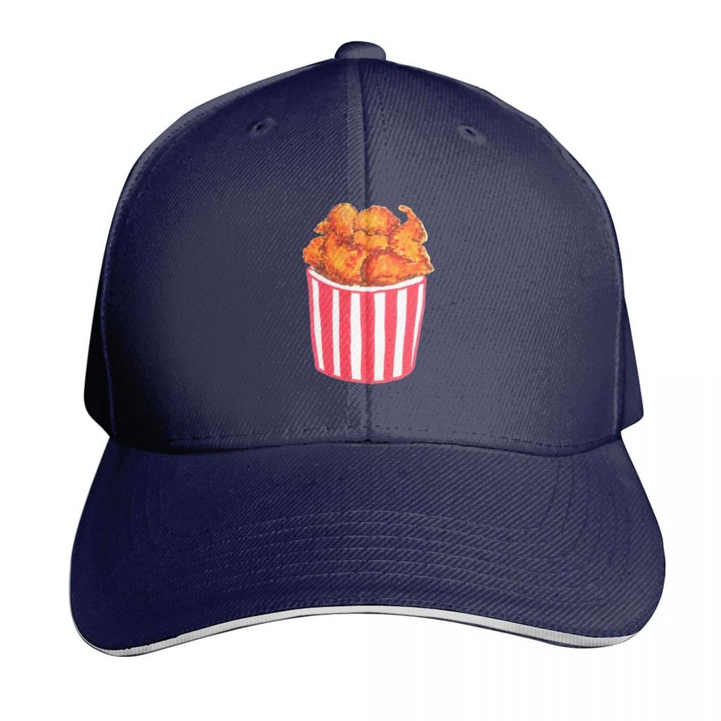 Bucket of Chicken Baseball Cap Wild Ball Hat Golf Wear Unique hats Ball Cap Boy Child Womens