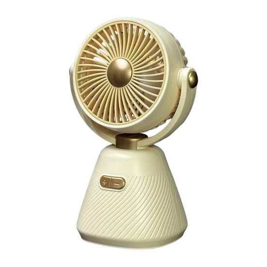 Mini-Schreibtischventilator 100 Geschwindigkeiten Winkelverstellbar USB-wiederaufladbar Sommer Handventilator Tragbar Outdoor Reise Mini Persönlicher Ventilator