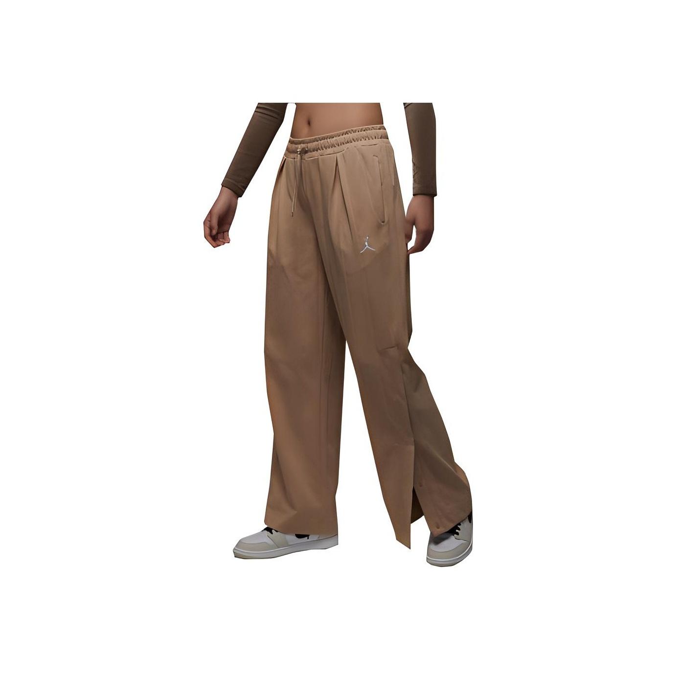 

Jordan Knit Длинные дышащие спортивные брюки женские брюки Desert-Yellow DX0398-277 XL