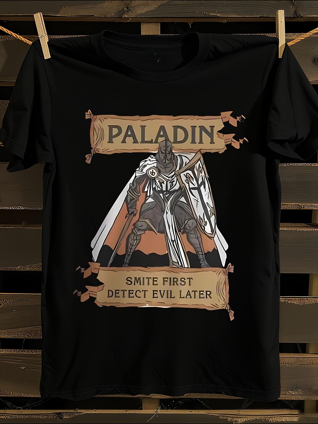 Retro Paladin-Themed Tshirt M