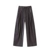 GREEN BELT Women's Loose Striped Wide-Leg Casual Pants