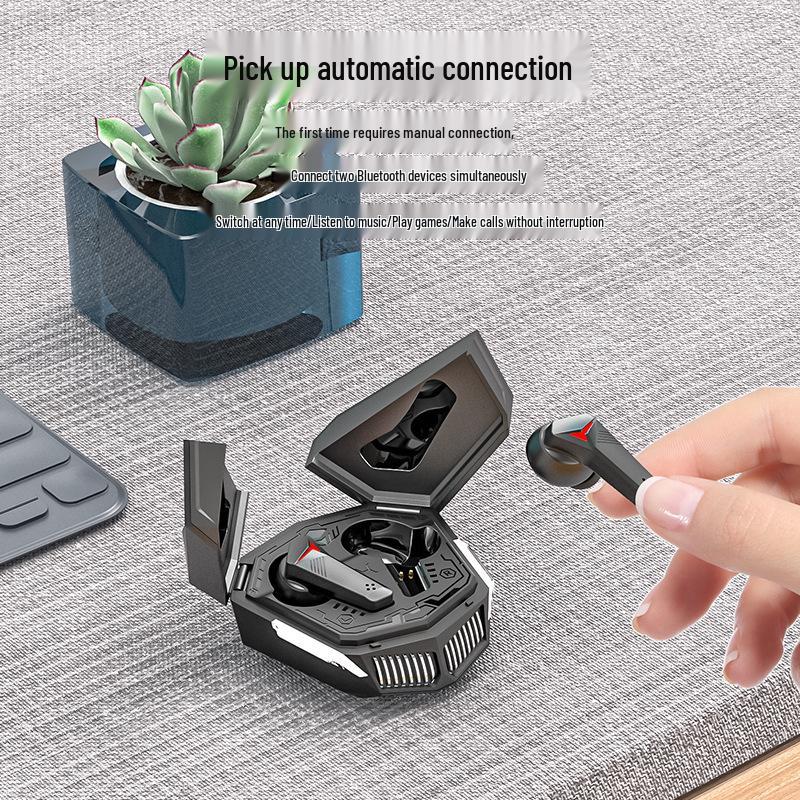 DX-26 Fones de Ouvido Sem Fio Bluetooth TWS Estilo Mecha para eSports