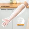 Meiliya Jednorazowe Rękawice PE z Długimi Ramionami