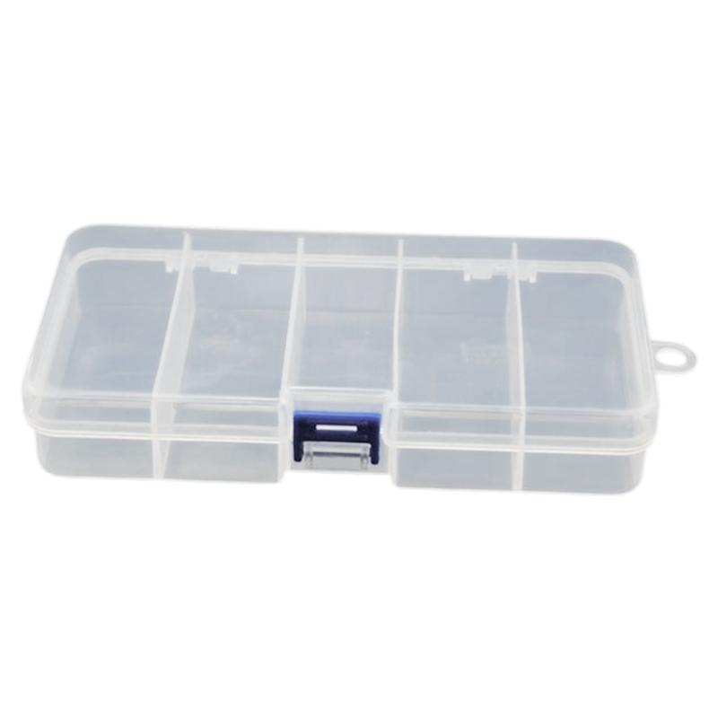 Double Layer Transparents Fishing Baits Organizers with Durability Plastic Construction for Lures Storage