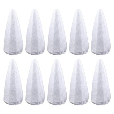 10 Stück Hochleistungs-Schwimmbadfilterbeutel Mehrschichtiges Netz Schmutzsammler Filtrations-Baumwollbeutel für die meisten Pool-Staubsauger