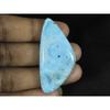 22X45X05MM Natural Blue Larimar Fancy Shape Cabochon Loose Gemstone 51Cts. LR-72