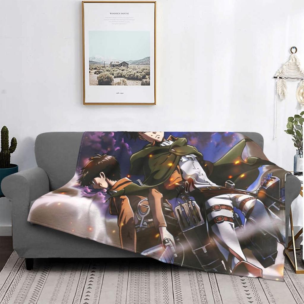Armin Futon Attack On Titan Junior High Blanket Soft Flannel Fleece