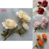 Silk Peony Bouquet For Wedding Decor Living Room Tabletop Decoration Gift