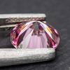 Růžový kulatý moissanitový diamant pěstovaný v laboratoři pro výrobu šperků DIY Materiály s tovární cenou
