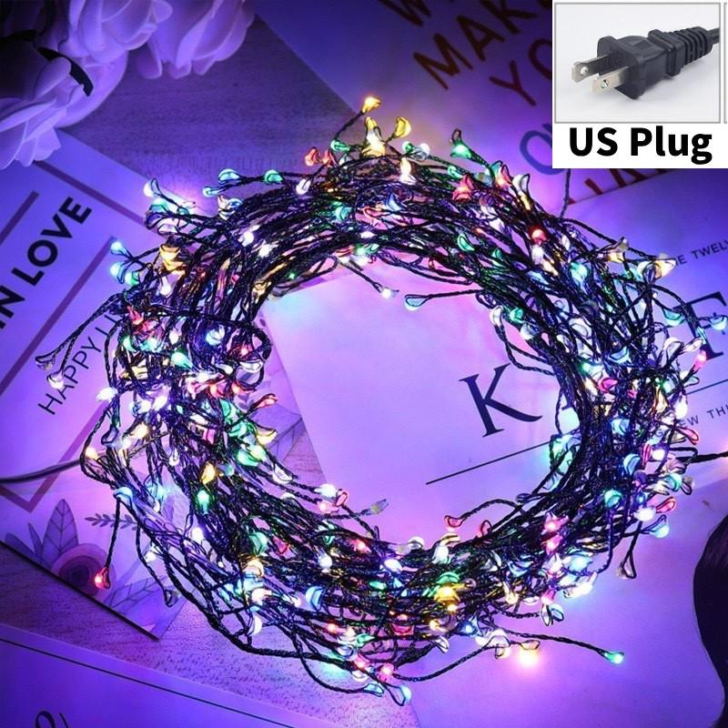 String Led Christmas Lights With Copper Wire For Indoor Outdoor Holiday Decor