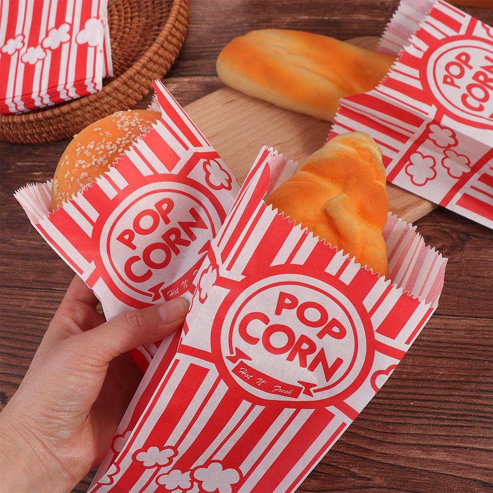 For Party Cinema Leak-proof Potato Chips Boxs Popcorn Bags Popcorn Container Popcorn Sleeve