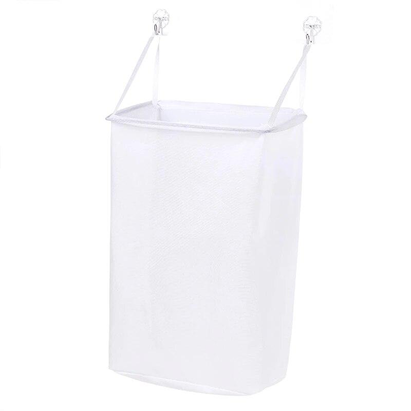 

Настенная корзина для грязного белья без перфорации, бытовая корзина для белья, портативная складная прозрачная корзина для хранения одежды