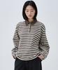 MALOUPE 5113 Striped Terry T-Shirt (Brown)
