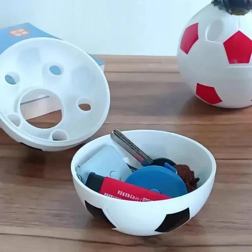 World Cup Football Pen Holder Multifunctional Creative Football Pen Holder Cartoon Cute Football Storage Box Office Supplies