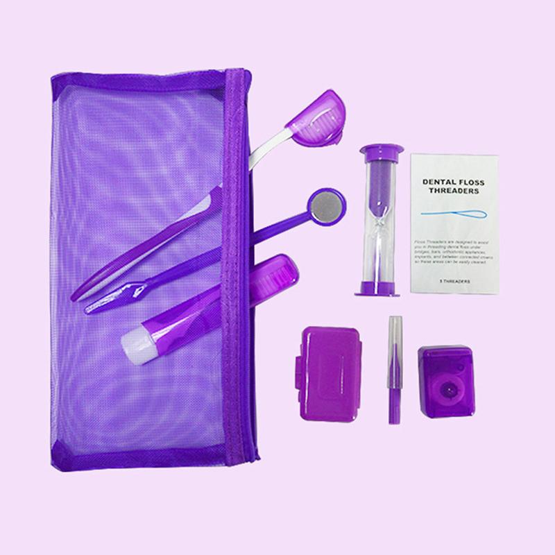 Kit de nettoyage bucco-dentaire et de blanchiment des dents, 8 pièces