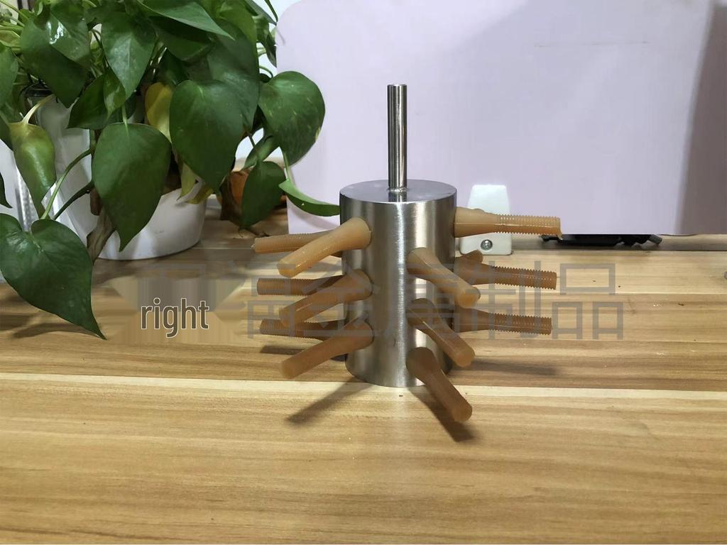 Electric Poultry Plucker: Stainless Steel Semi-Automatic Defeathering Machine for Chickens, Ducks, and Geese.