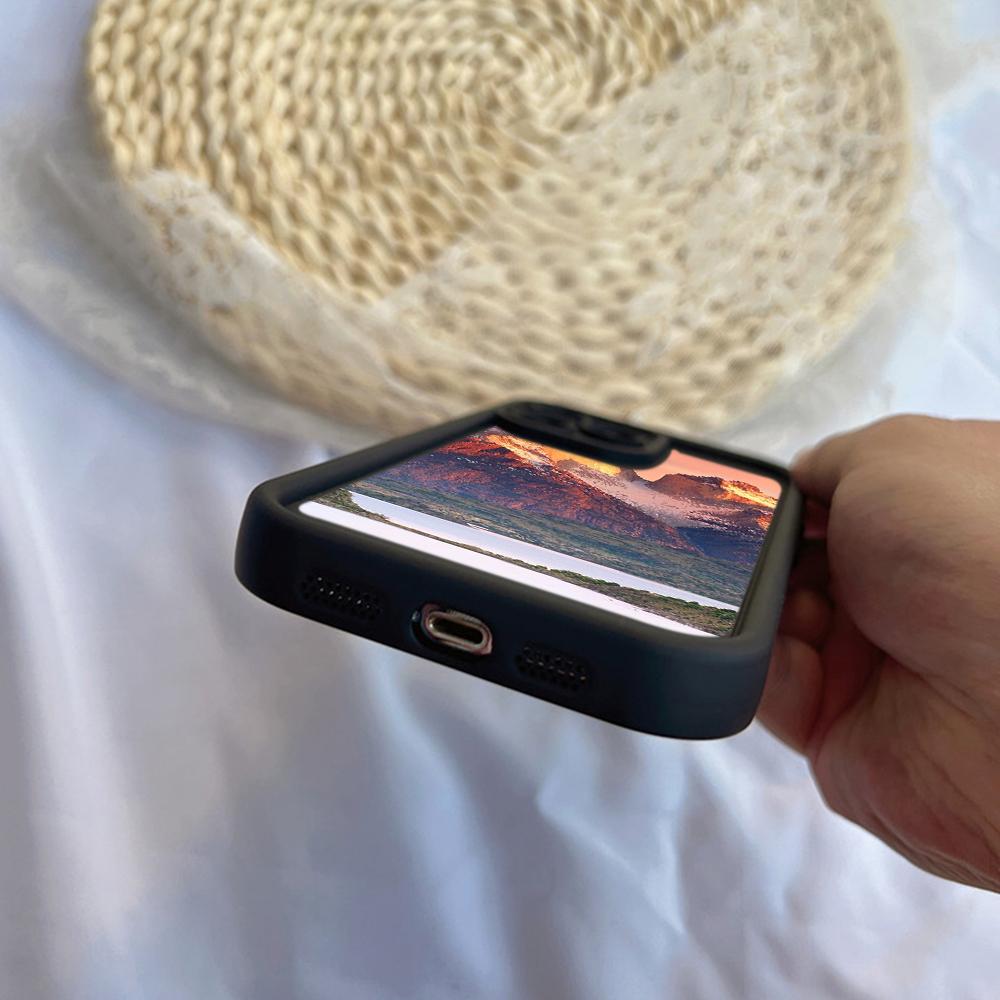 LZ25 Mountain Peak Forest Snow Silicone Phone Case for Infinix Smart 9 Hot 40i Tecno Camon20 Moto G22 G30 OnePlus Google Pixel 9 Shockproof Back Cover