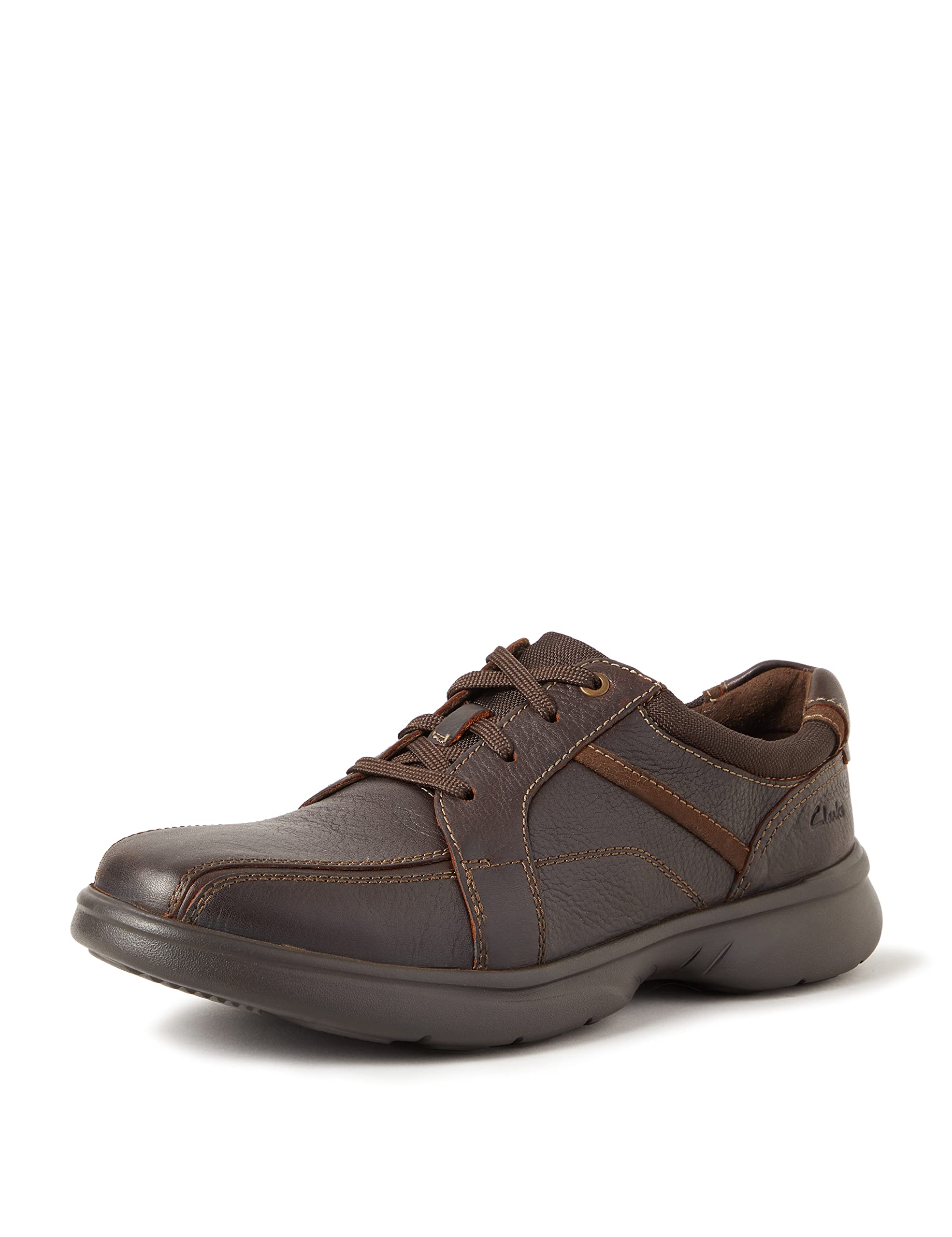 

Чоловічі туфлі Clarks Bradley Walk з коричневої мятої шкіри на шнурівці, розмір 26.0 см