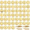 56-teiliges Set mit Pyrographie-Spitzen für Zahlen & Buchstaben zum Löten, Wärmeübertragung, Malen, Schnitzen & Heimwerken